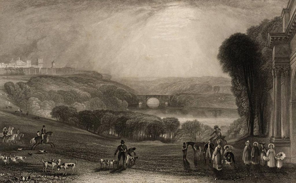 Blenheim Palace Engraved by W. Radclyffe