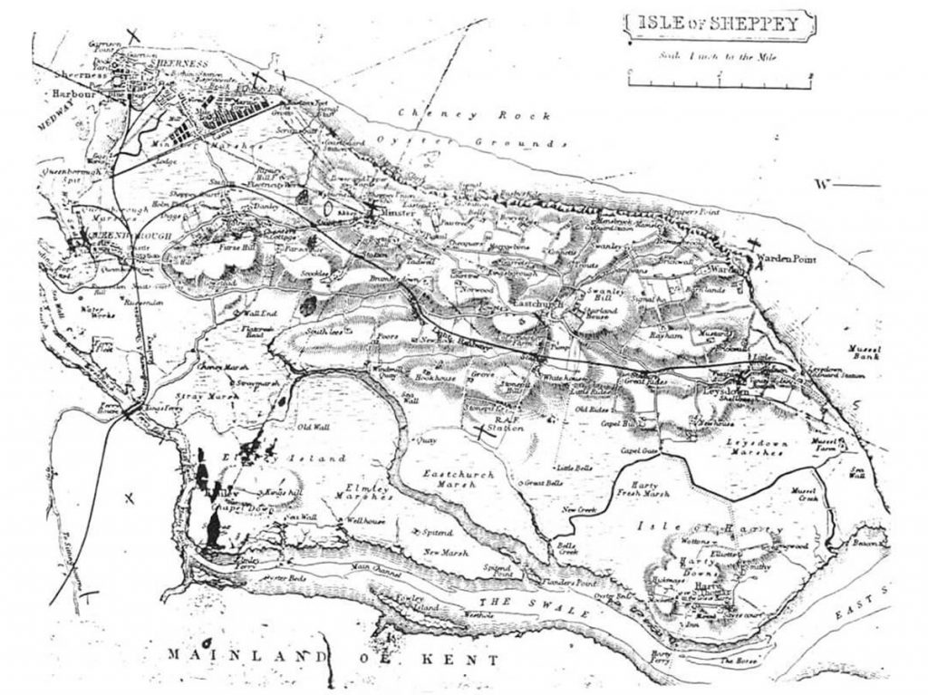 Historic Map of Isle of Sheppey