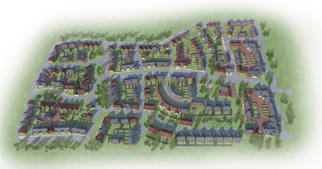 The Park, Slough, Aerial View