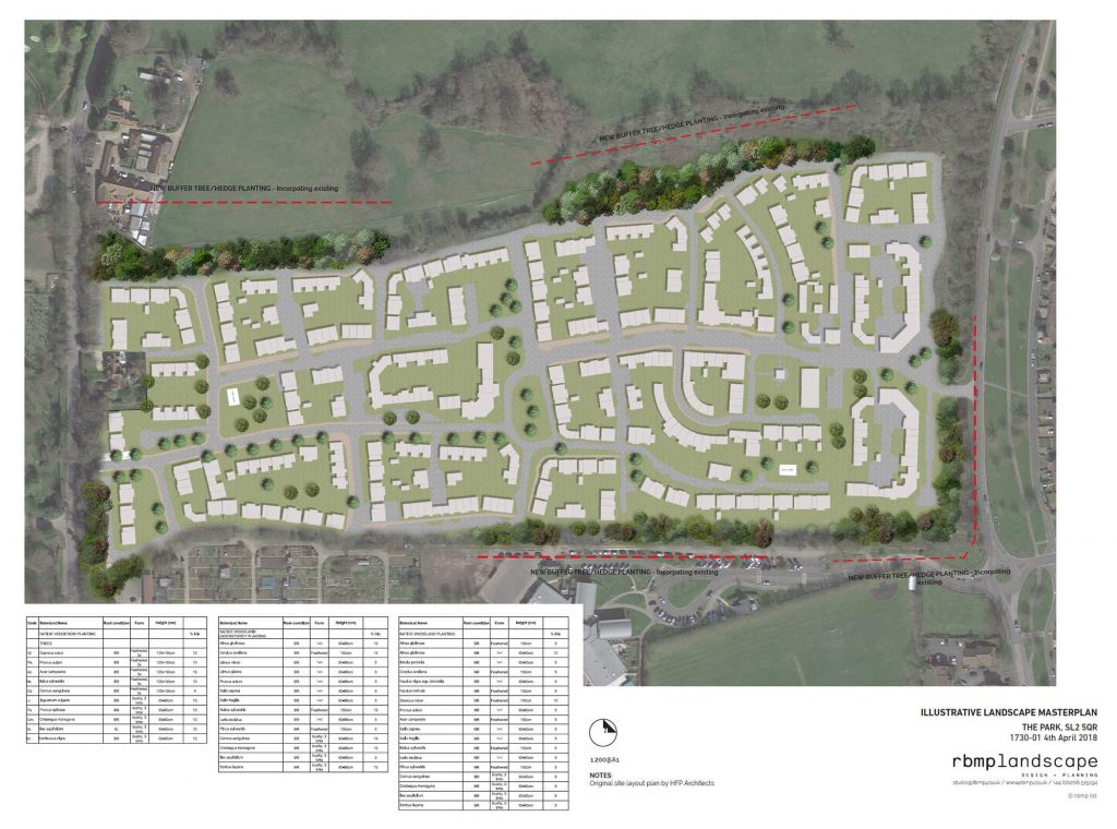 The Park, Slough, Masterplan
